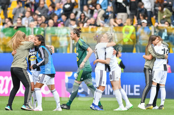 2019-04-28 - La Juventus festeggia - FIORENTINA WOMEN´S VS JUVENTUS - WOMEN ITALIAN CUP - SOCCER